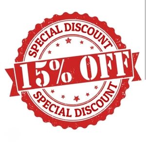 15% Discount On 3 Items Or More